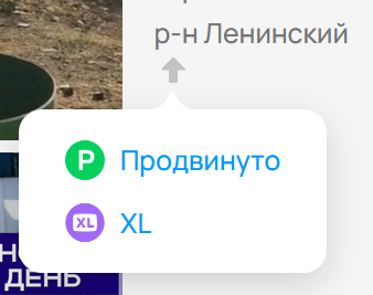 Значок продвинуто на авито